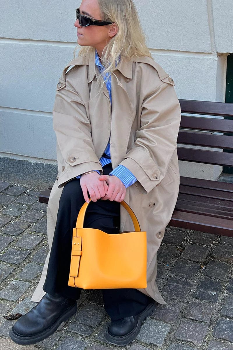 Leata Leather Bag - Apricot | Accessories | Smuk - Dameklær på nett