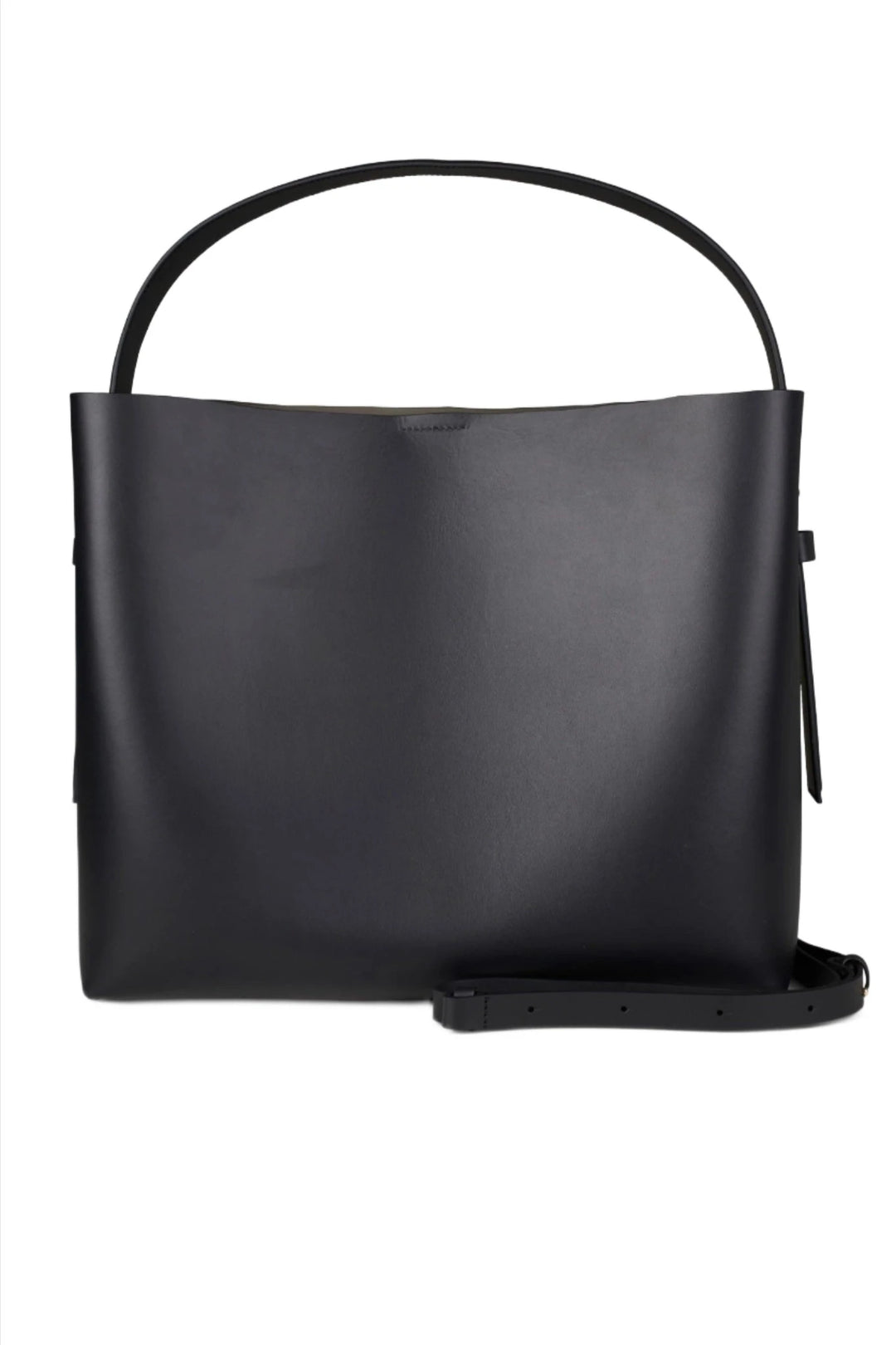 Leata Maxi Leather Bag Black | Accessories | Smuk - Dameklær på nett