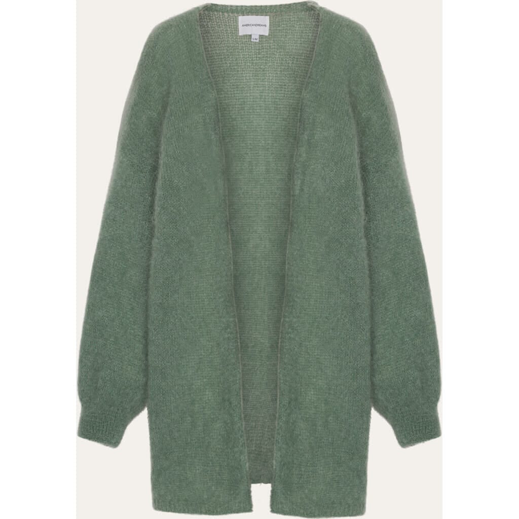 Lee Midi Cardigan Dusty Green | Genser | Smuk - Dameklær på nett