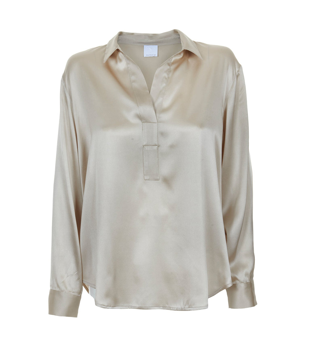 Leia Blouse Sand | Skjorter og bluser | Smuk - Dameklær på nett