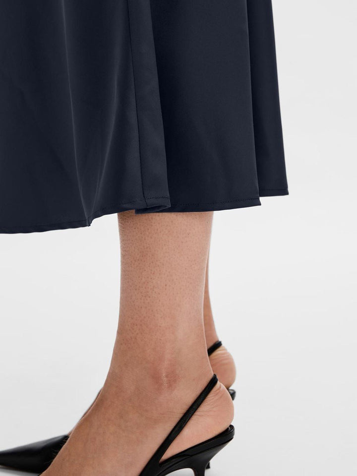 Lena Hw Midi Skirt Dark Sapphire | Skjørt | Smuk - Dameklær på nett