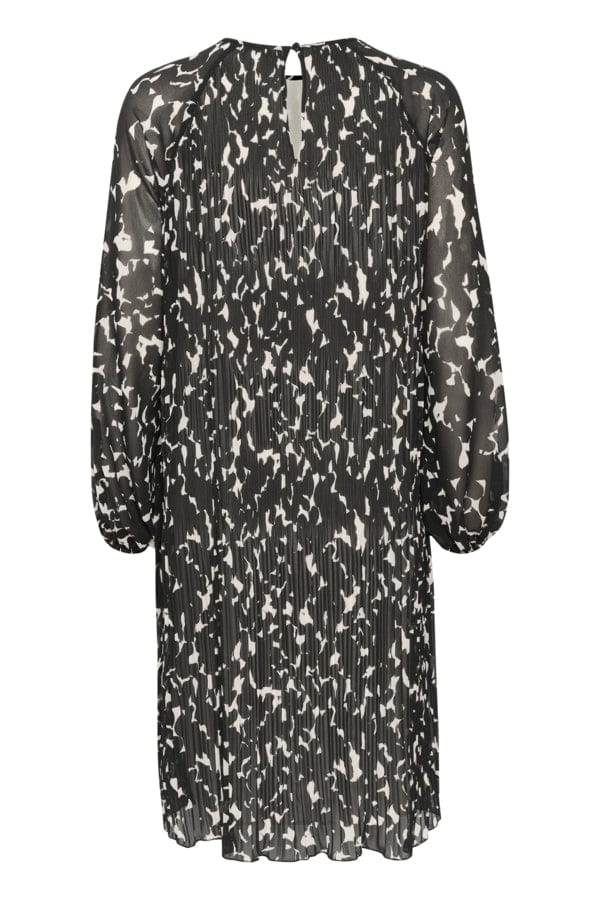 Lendraiw Short Dress Graphic Plisse Strokes | Kjoler | Smuk - Dameklær på nett