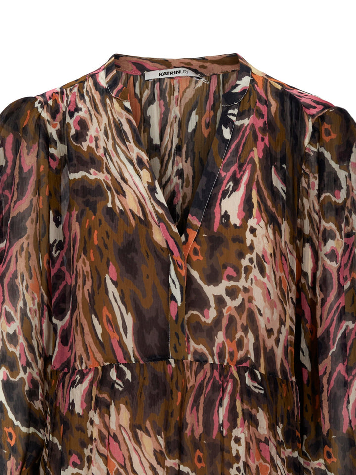 Leopard Fragrance Dress Multi | Kjoler | Smuk - Dameklær på nett