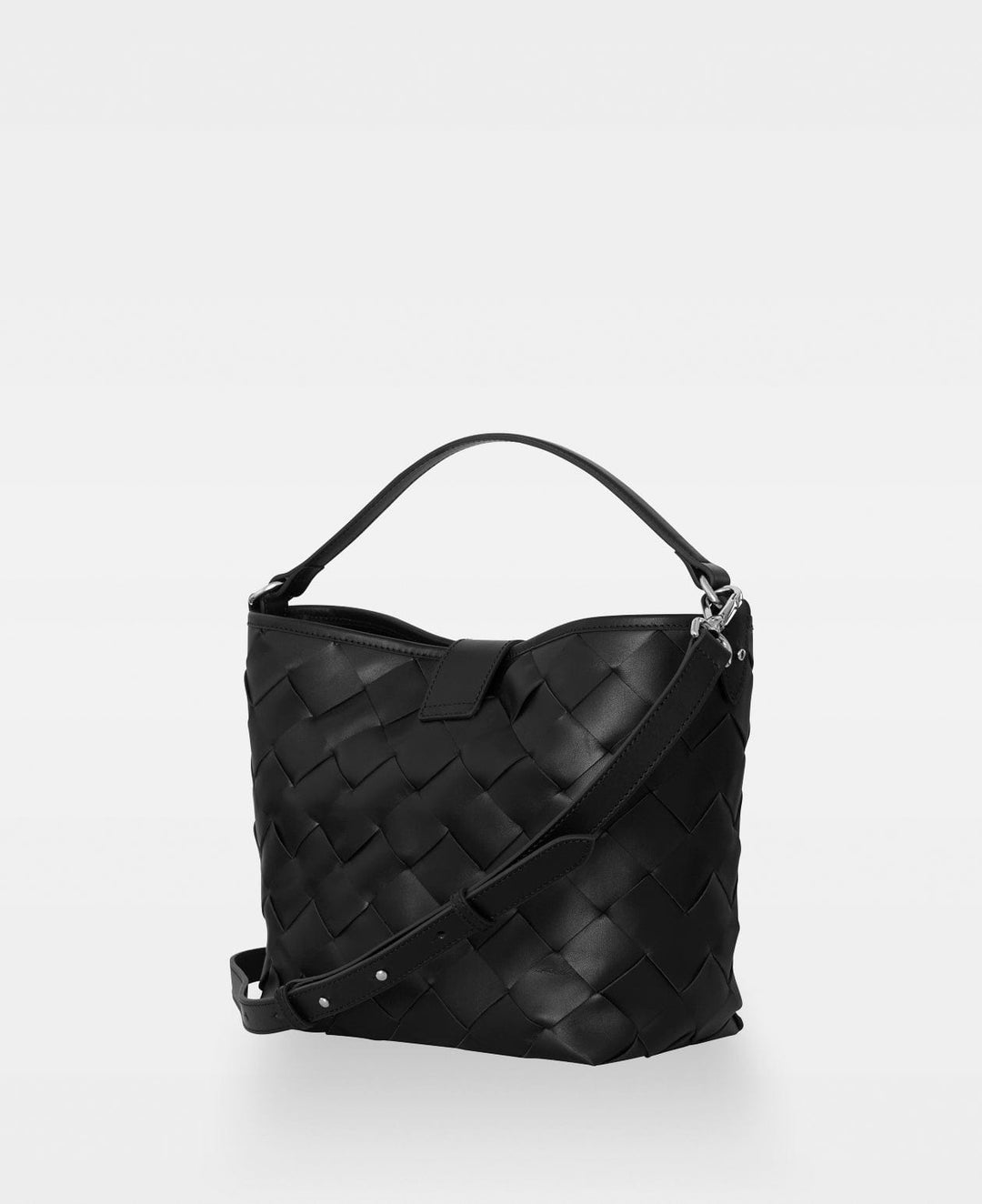 Lexie Woven Small Bucket Bag Black | Accessories | Smuk - Dameklær på nett