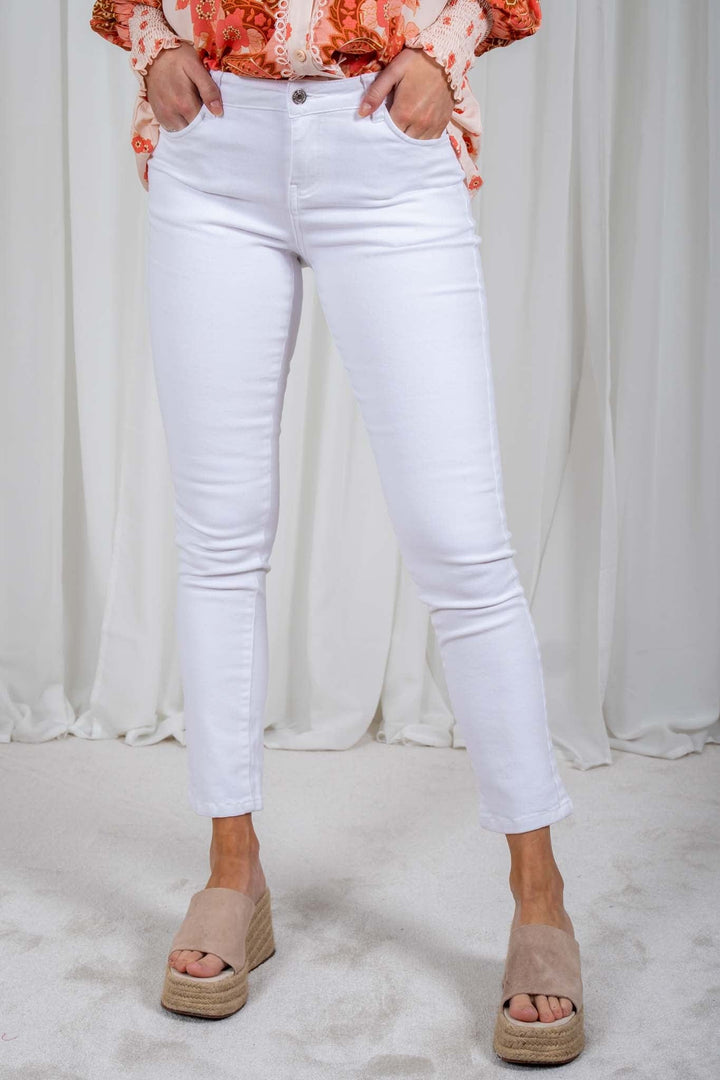 Liliana Trouser White | Bukser | Smuk - Dameklær på nett