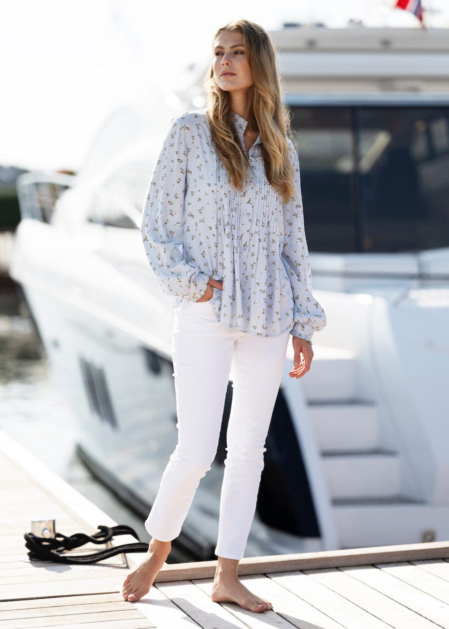 Liliana Trouser White | Bukser | Smuk - Dameklær på nett