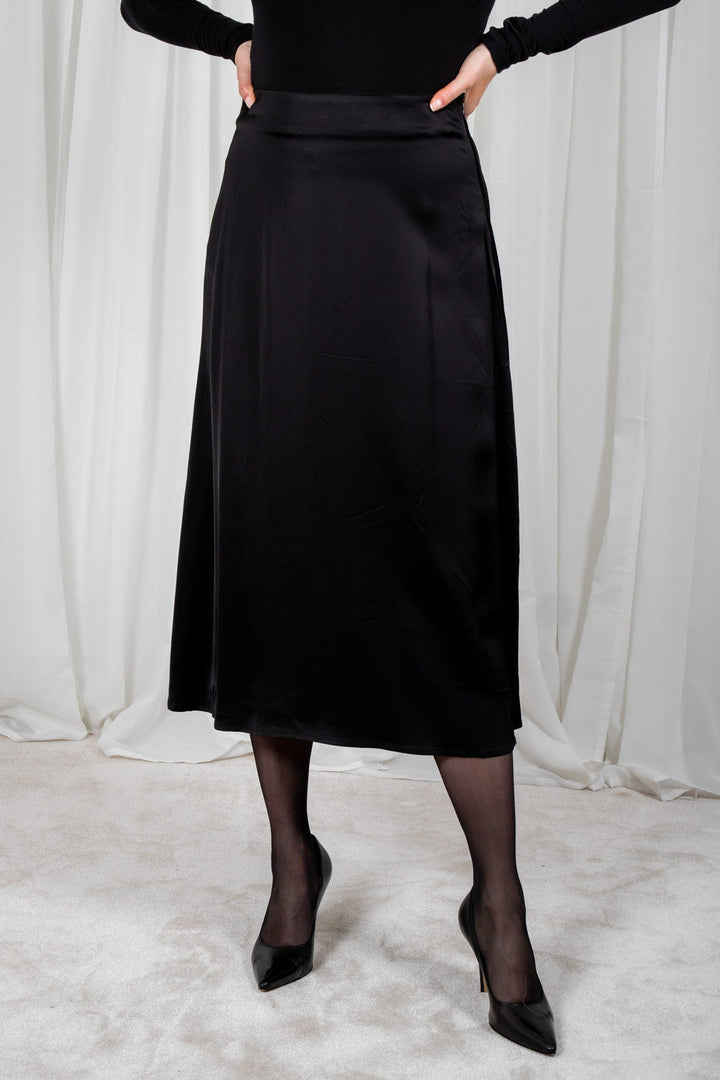 Lilyannpw Skirt Black | Skjørt | Smuk - Dameklær på nett