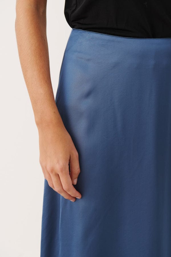 Lilyannpw Skirt Bluefin | Skjørt | Smuk - Dameklær på nett