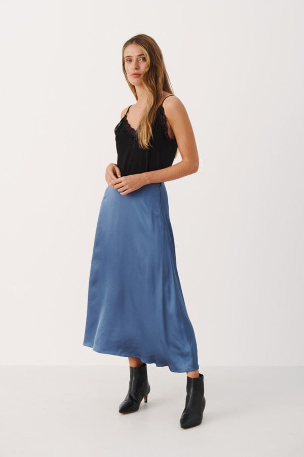 Lilyannpw Skirt Bluefin | Skjørt | Smuk - Dameklær på nett