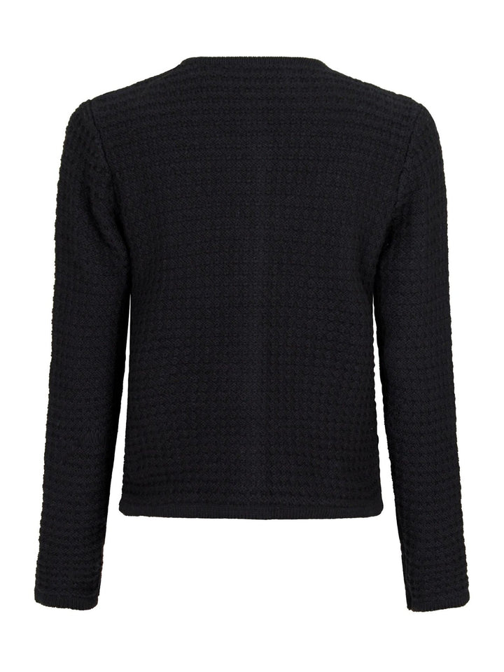 Limone Knit Jacket Black | Yttertøy | Smuk - Dameklær på nett