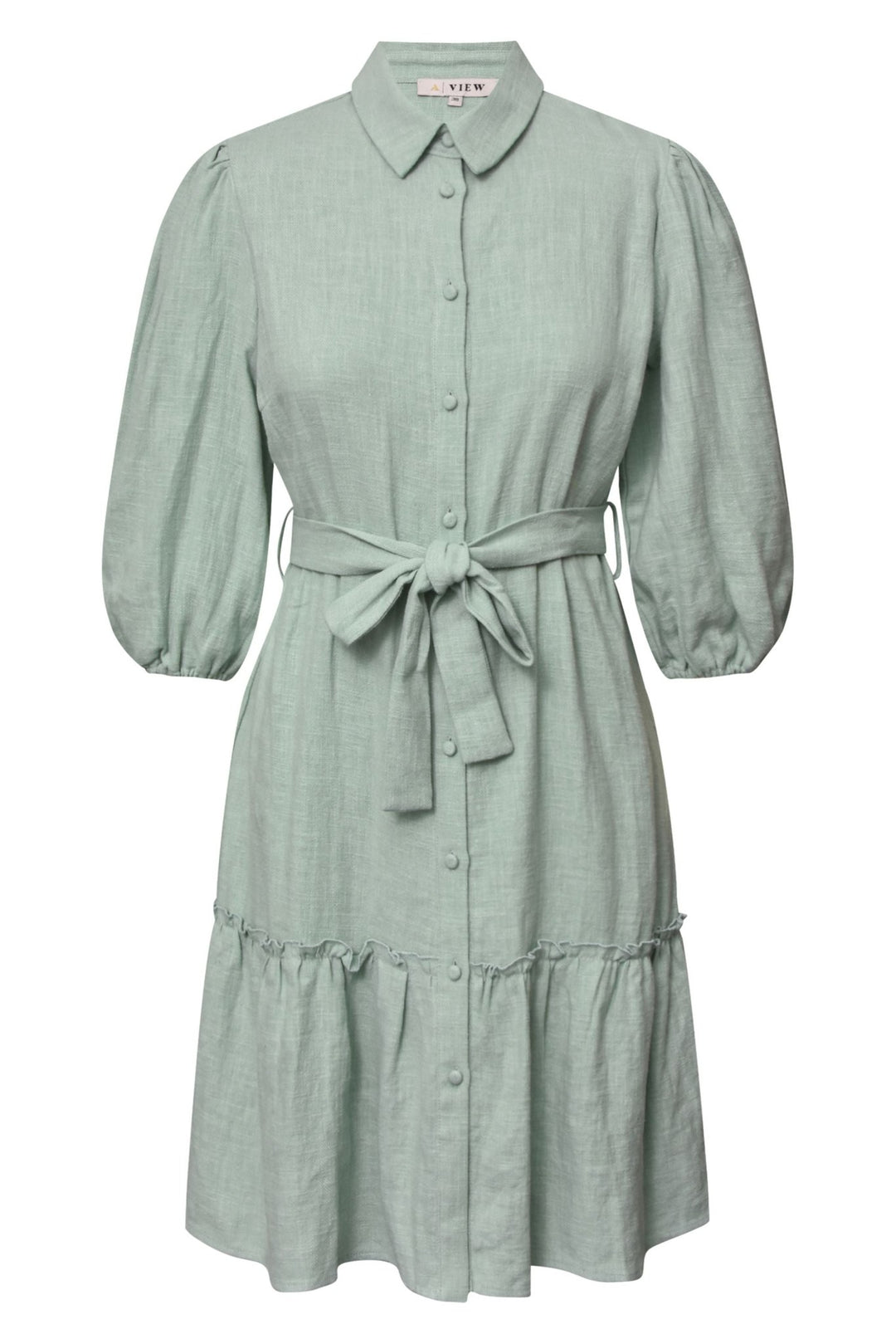 Linen Dress Mint | Kjoler | Smuk - Dameklær på nett