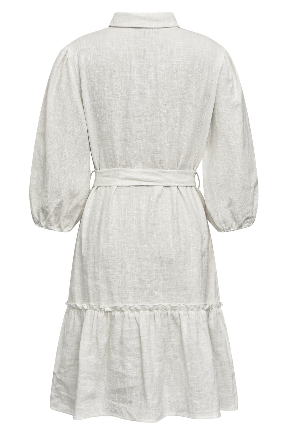 Linen Dress White | Kjoler | Smuk - Dameklær på nett