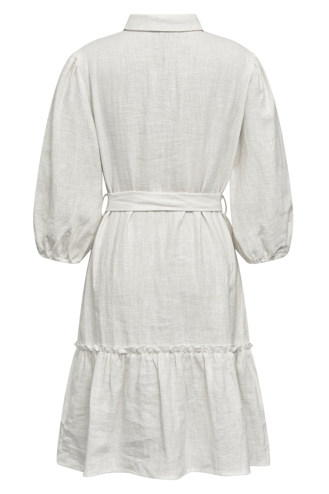 Linen Dress White | Kjoler | Smuk - Dameklær på nett