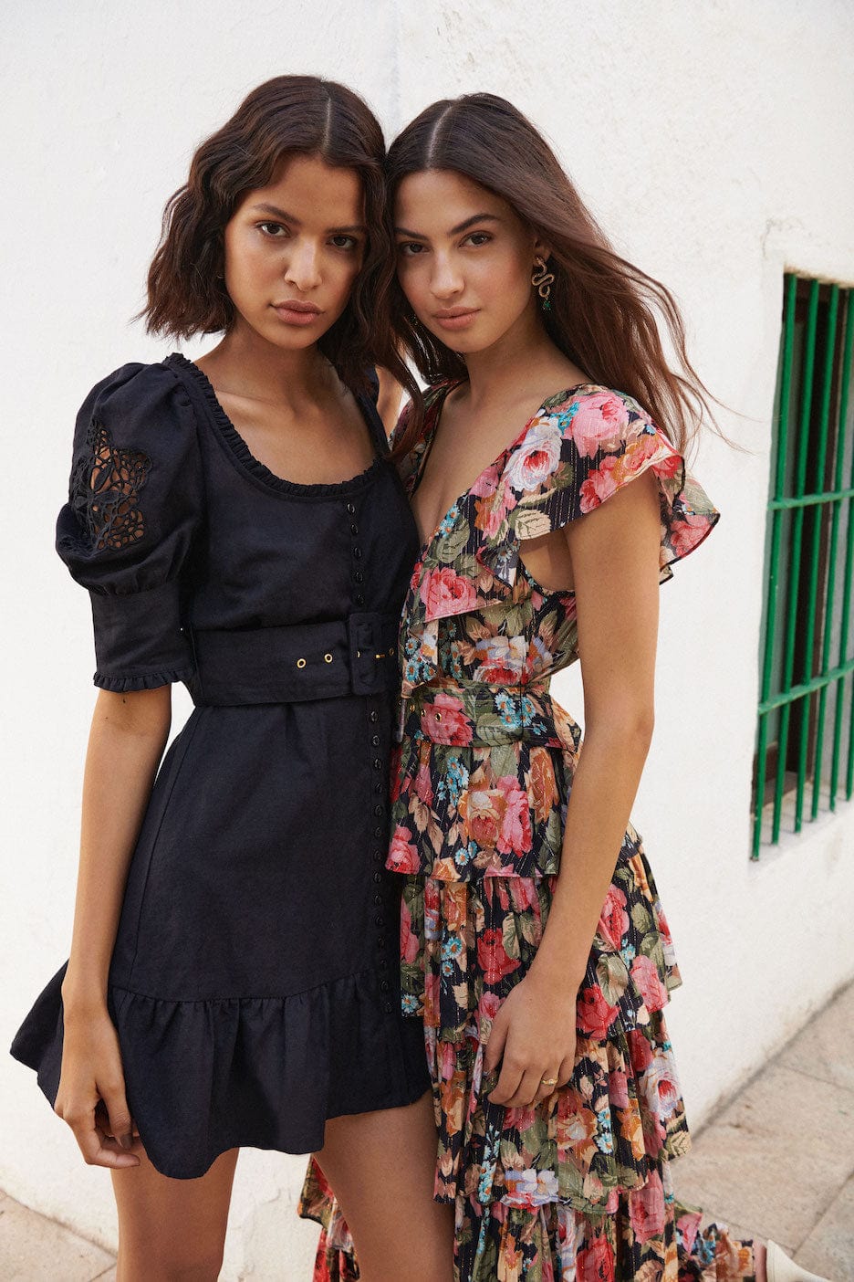 Linen Mini Dress Black | Kjoler | Smuk - Dameklær på nett