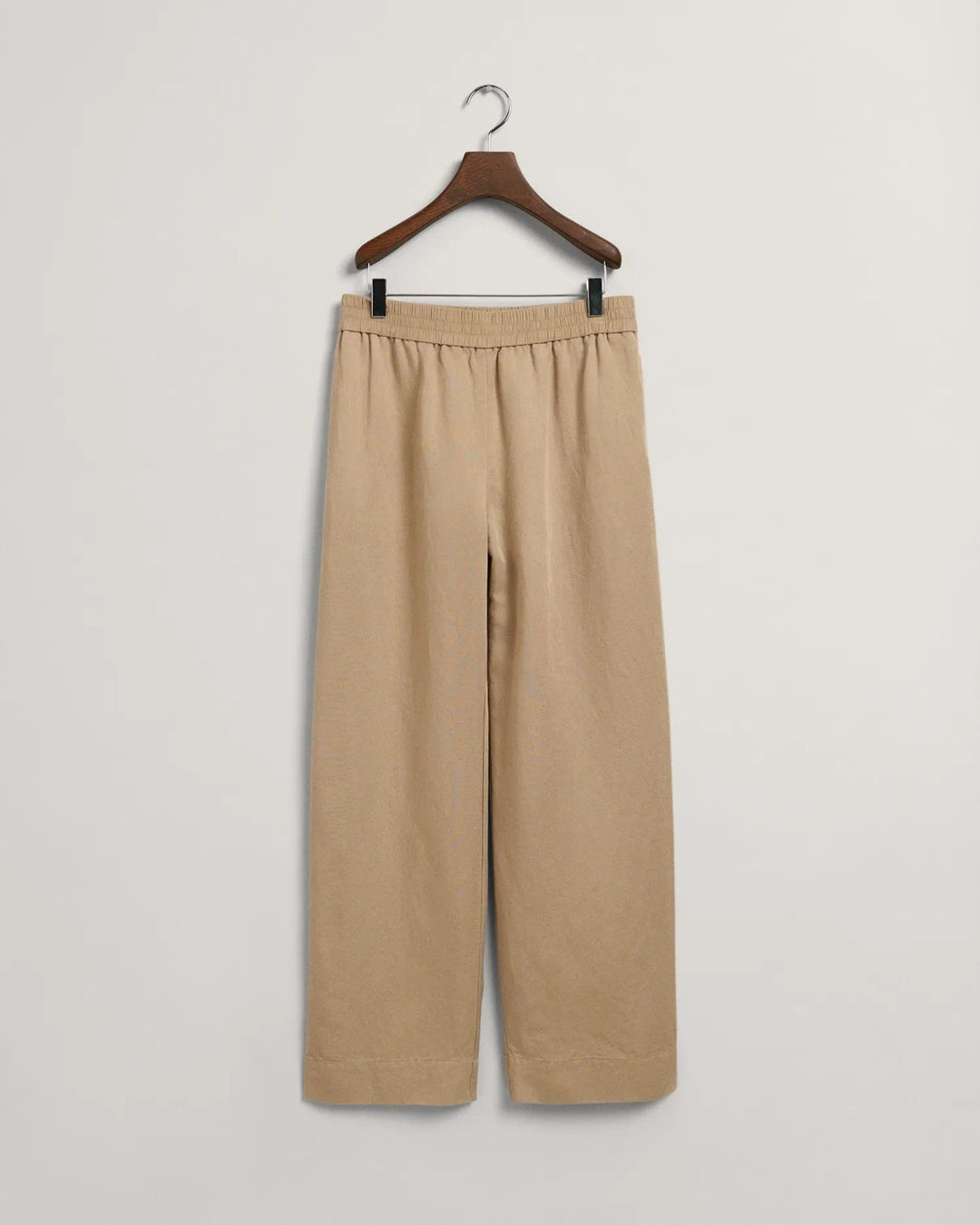 Linen Viscose Pull-On Pants Horn Beige | Bukser | Smuk - Dameklær på nett