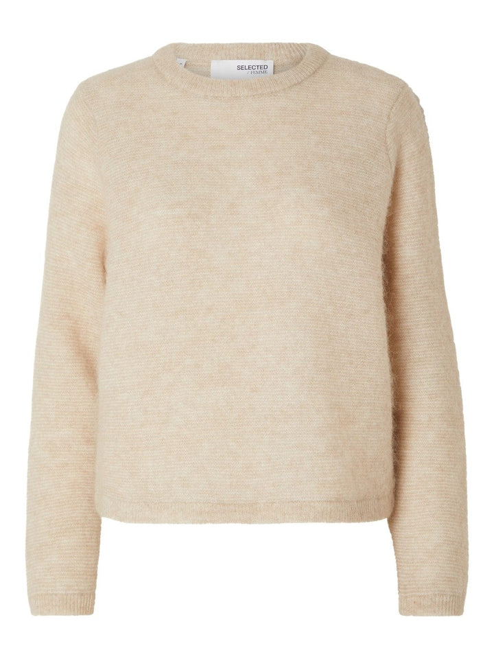 Live Ls Knit O-Neck Birch | Genser | Smuk - Dameklær på nett