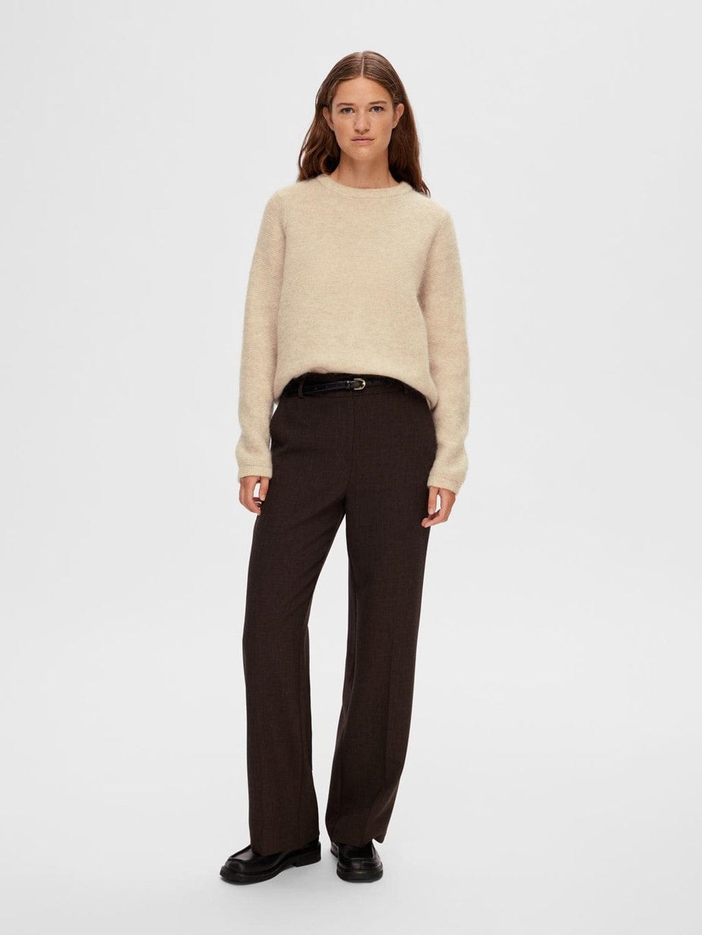 Live Ls Knit O-Neck Birch | Genser | Smuk - Dameklær på nett
