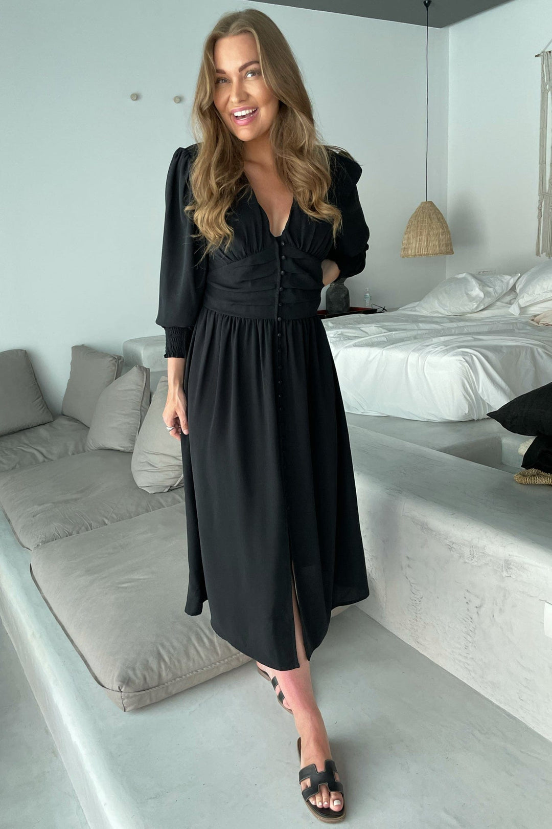 Long Adel Dress Black | Kjoler | Smuk - Dameklær på nett