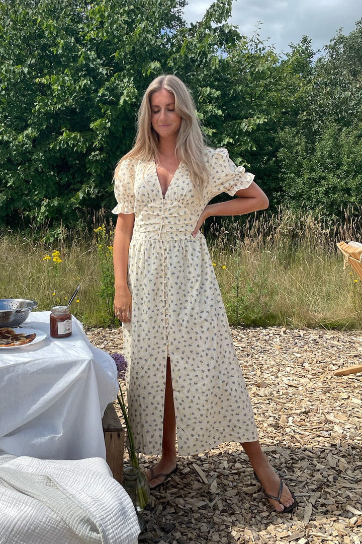 Long Adel Ss Dress Sun Flower | Kjoler | Smuk - Dameklær på nett