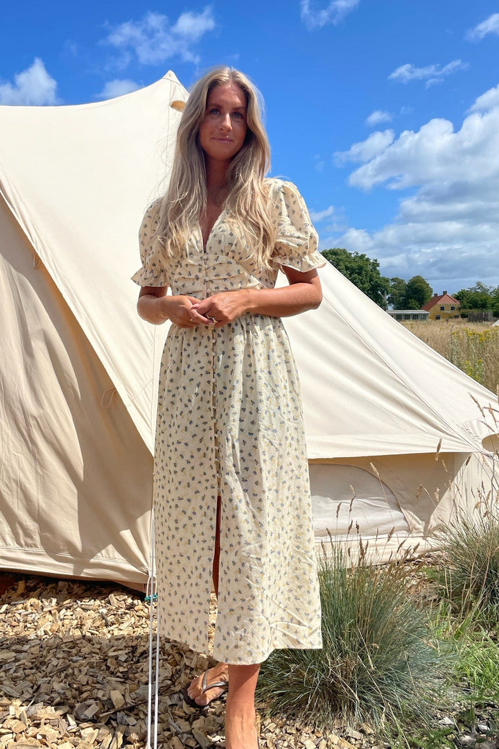 Long Adel Ss Dress Sun Flower | Kjoler | Smuk - Dameklær på nett