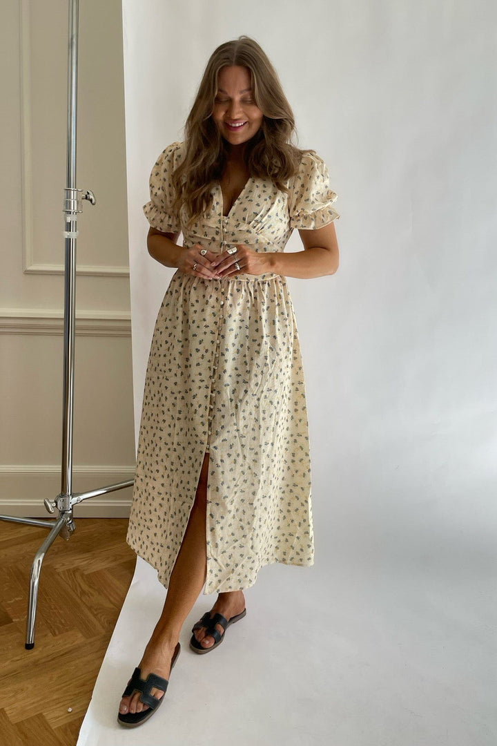 Long Adel Ss Dress Sun Flower | Kjoler | Smuk - Dameklær på nett