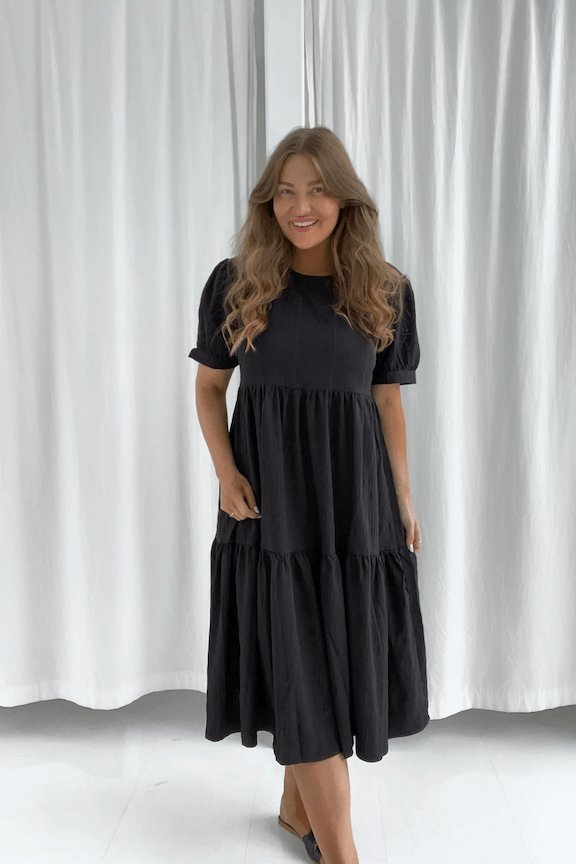 Long Vilma Dress - Black | Kjoler | Smuk - Dameklær på nett