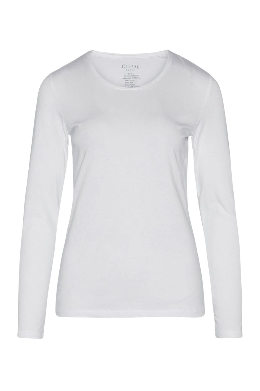 Longsleeve cotton o-neck side logo | Topper | Smuk - Dameklær på nett