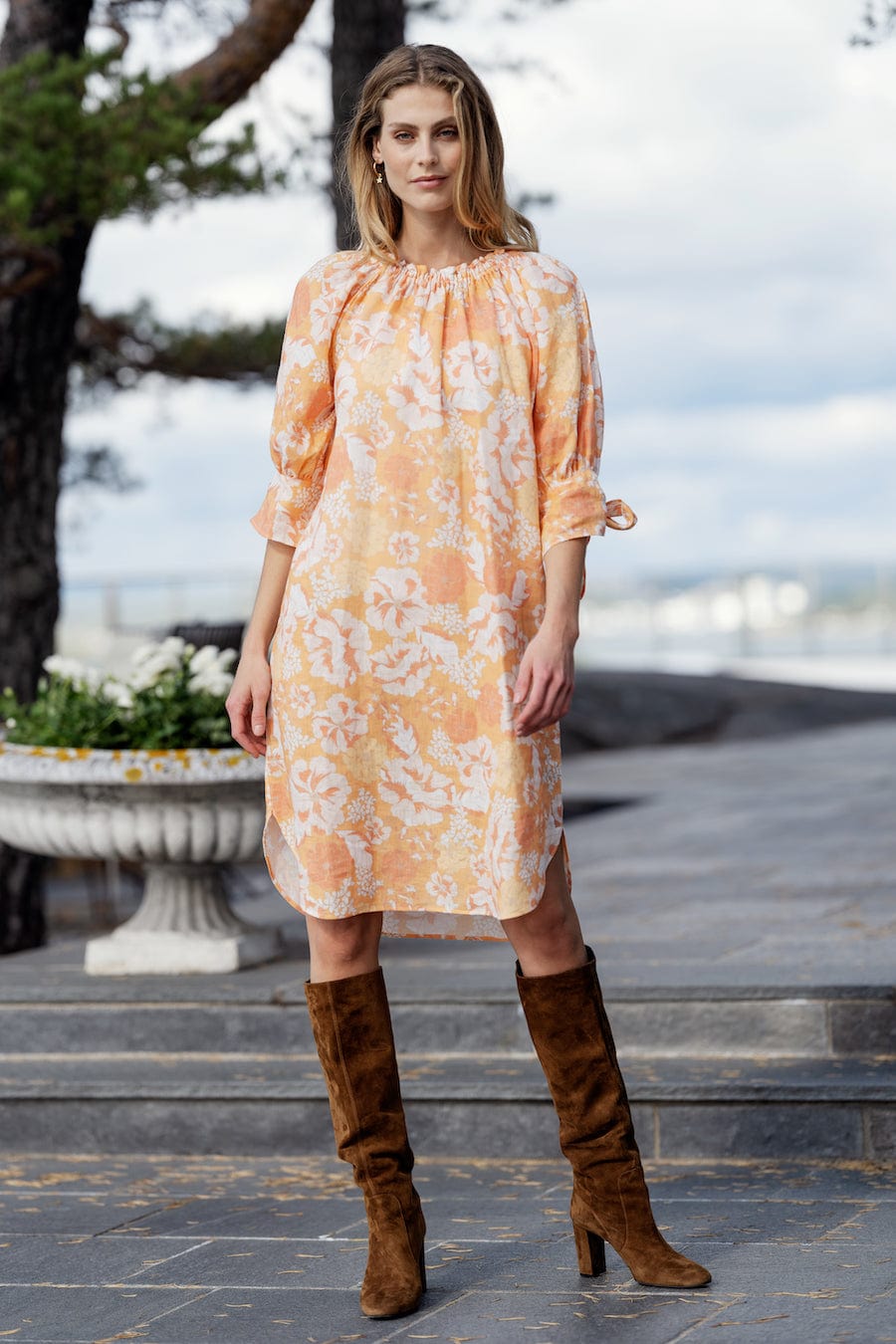 Lorelei Dress Coral | Kjoler | Smuk - Dameklær på nett