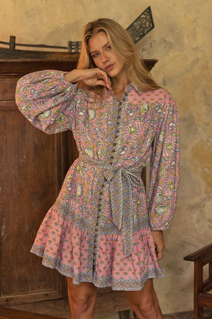 Lorena Dress Pink | Kjoler | Smuk - Dameklær på nett