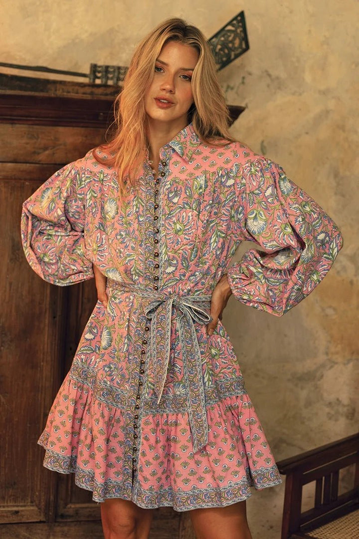 Lorena Dress Pink | Kjoler | Smuk - Dameklær på nett
