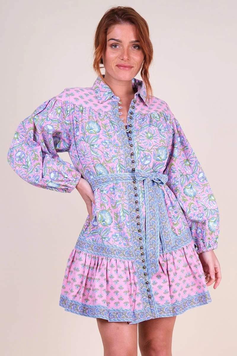 Lorena Dress Pink | Kjoler | Smuk - Dameklær på nett