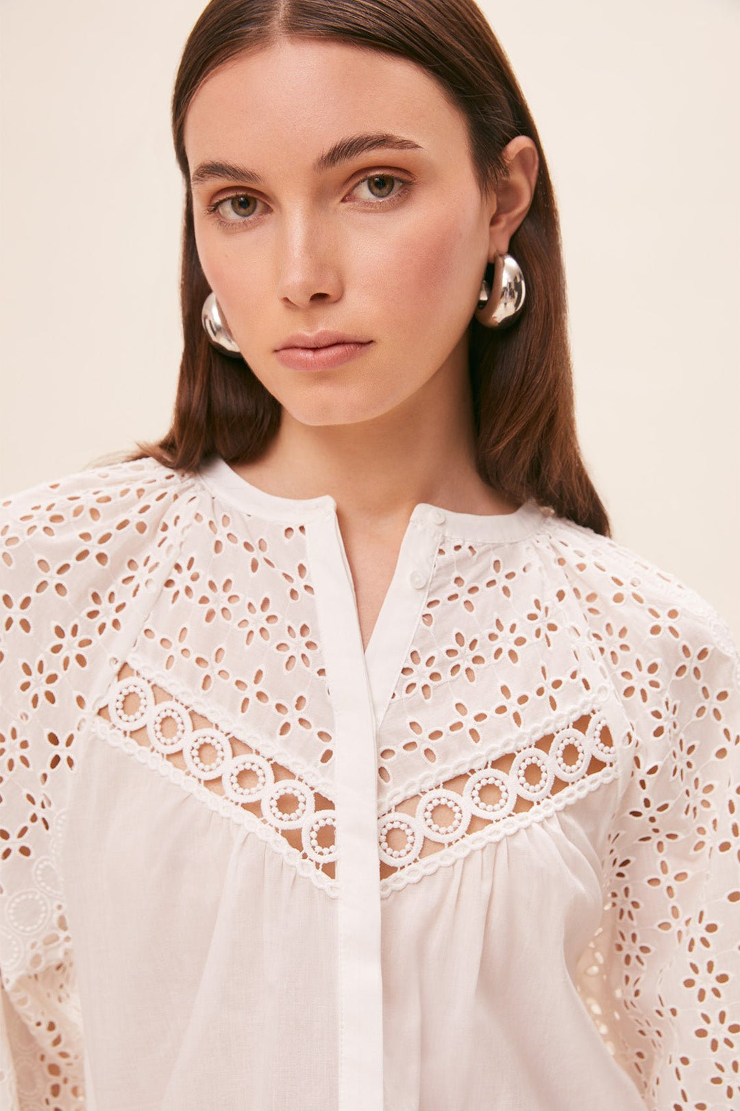 Lovely Blouse Blanc Casse | Skjorter og bluser | Smuk - Dameklær på nett
