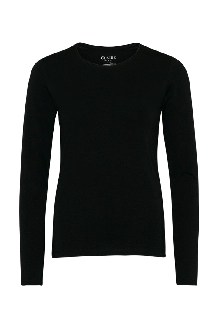 L/S cotton o-neck side logo | Topper | Smuk - Dameklær på nett