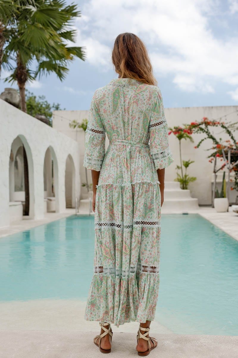 Lucinda Dress Green | Kjoler | Smuk - Dameklær på nett