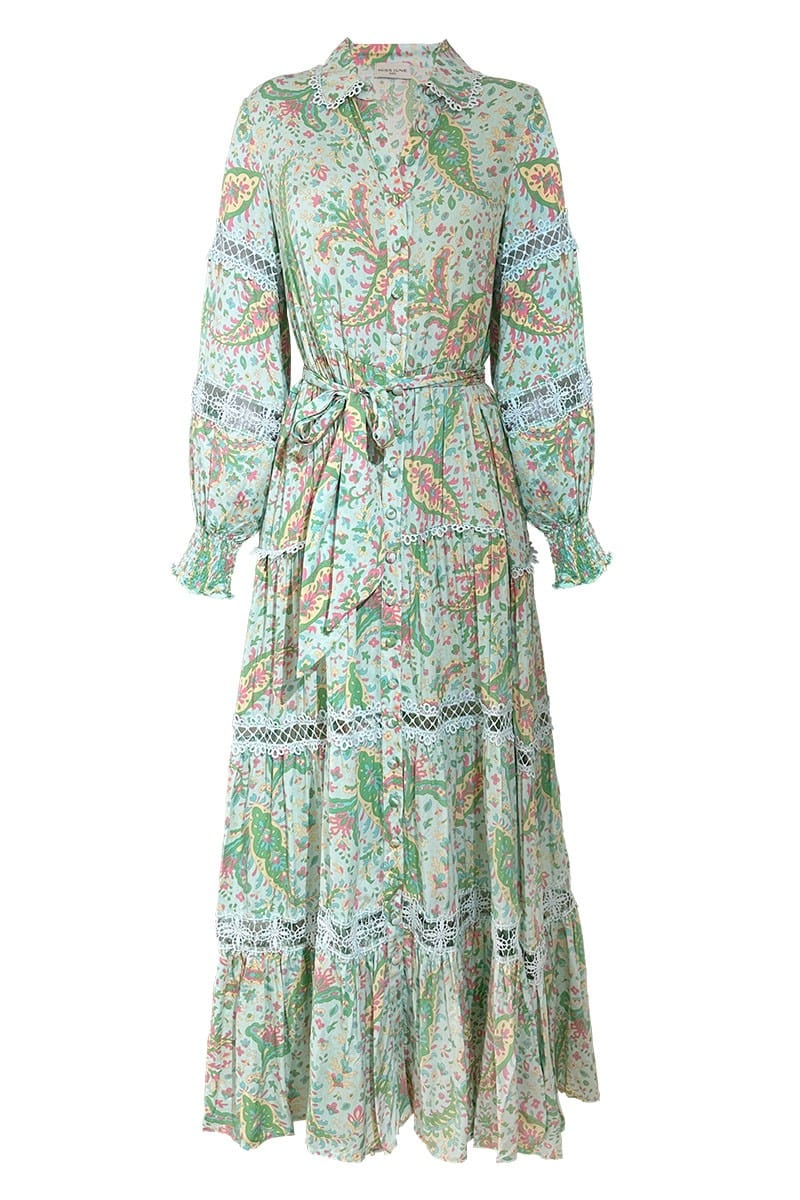 Lucinda Dress Green | Kjoler | Smuk - Dameklær på nett