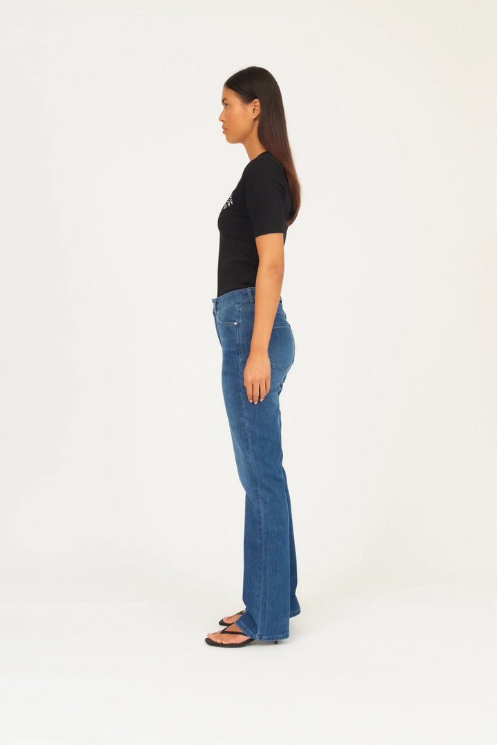 Lulu Jeans Split Wash Tenerife Denim Blue | Bukser | Smuk - Dameklær på nett