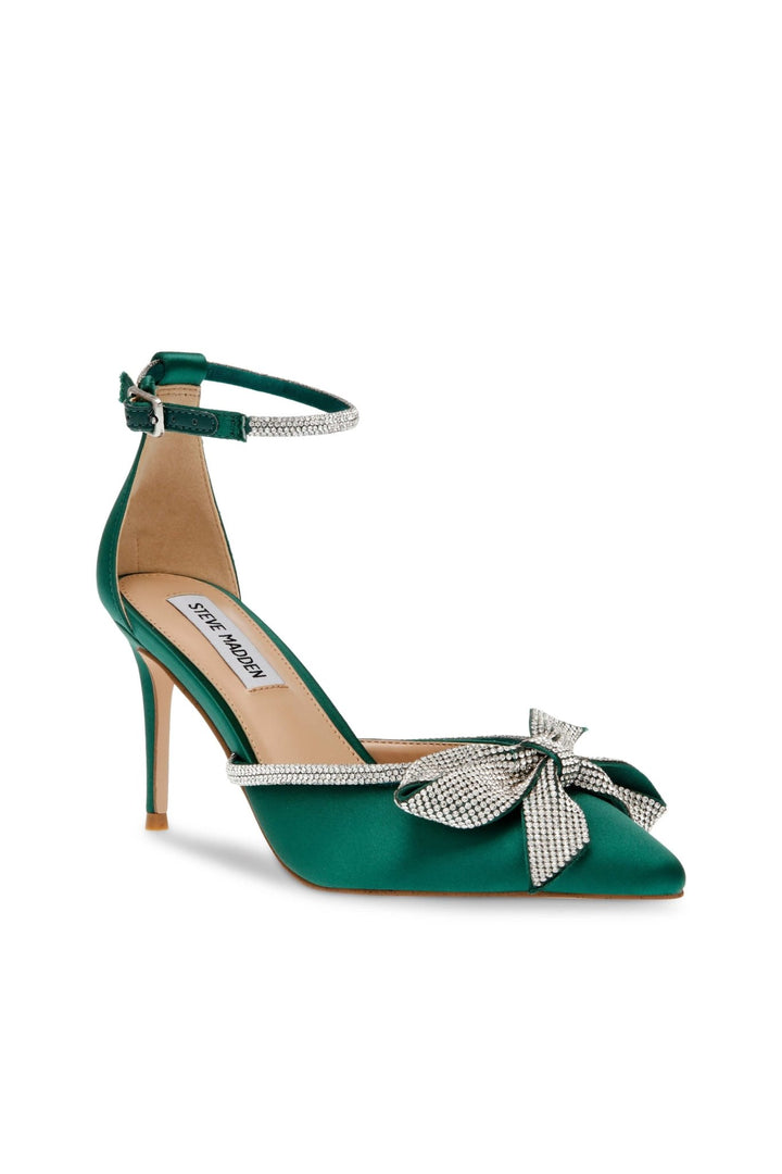 Lumiere Sandal Emerald Satin | Sko | Smuk - Dameklær på nett