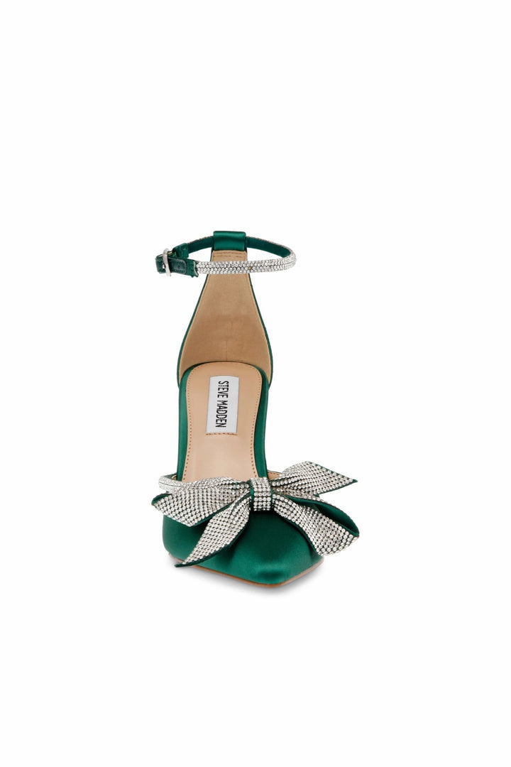Lumiere Sandal Emerald Satin | Sko | Smuk - Dameklær på nett