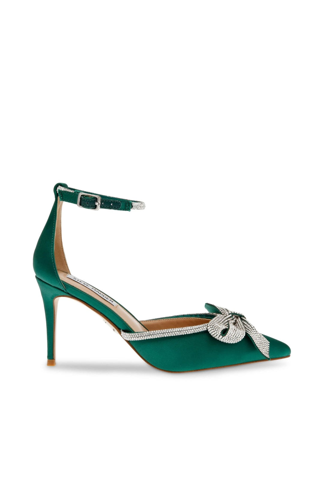 Lumiere Sandal Emerald Satin | Sko | Smuk - Dameklær på nett