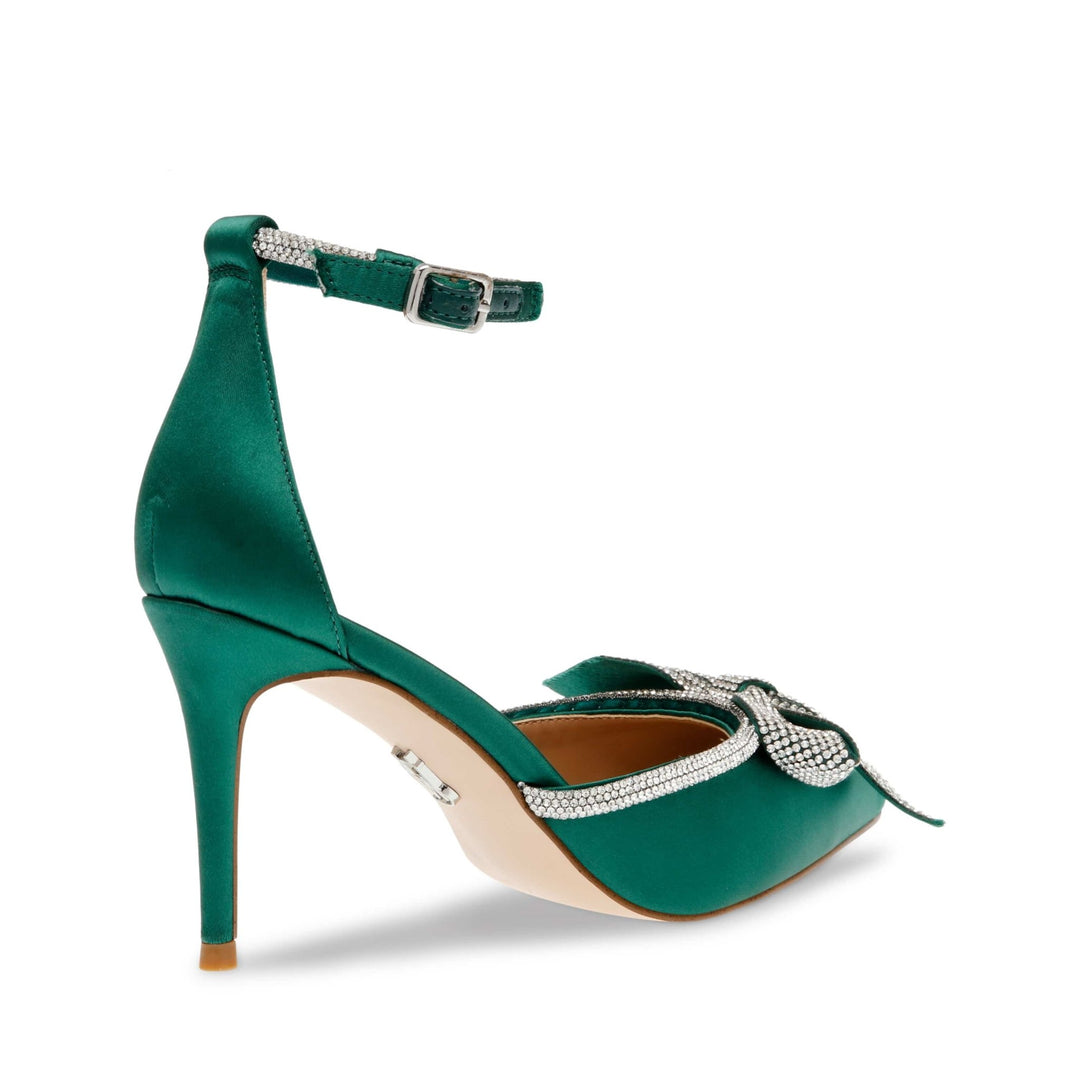 Lumiere Sandal Emerald Satin | Sko | Smuk - Dameklær på nett
