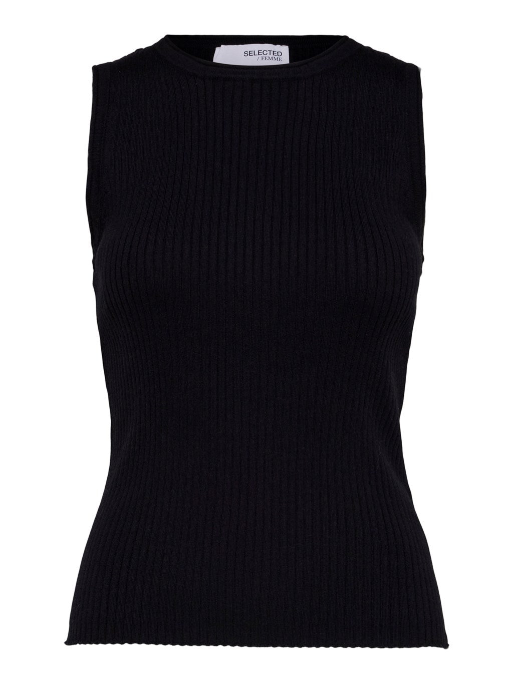 Lydia Sl O-Neck Knit Top Black | Topper | Smuk - Dameklær på nett