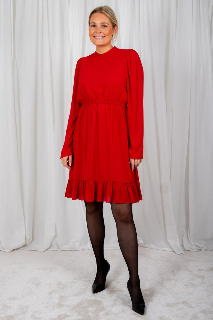Madeleina Dress Red | Kjoler | Smuk - Dameklær på nett