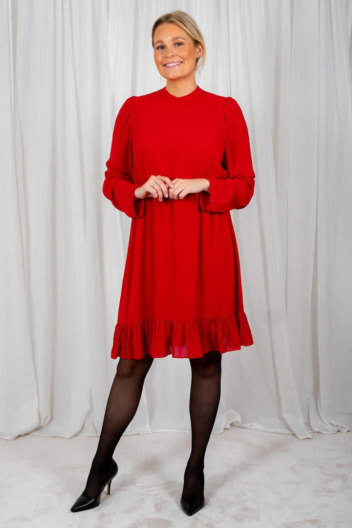 Madeleina Dress Red | Kjoler | Smuk - Dameklær på nett