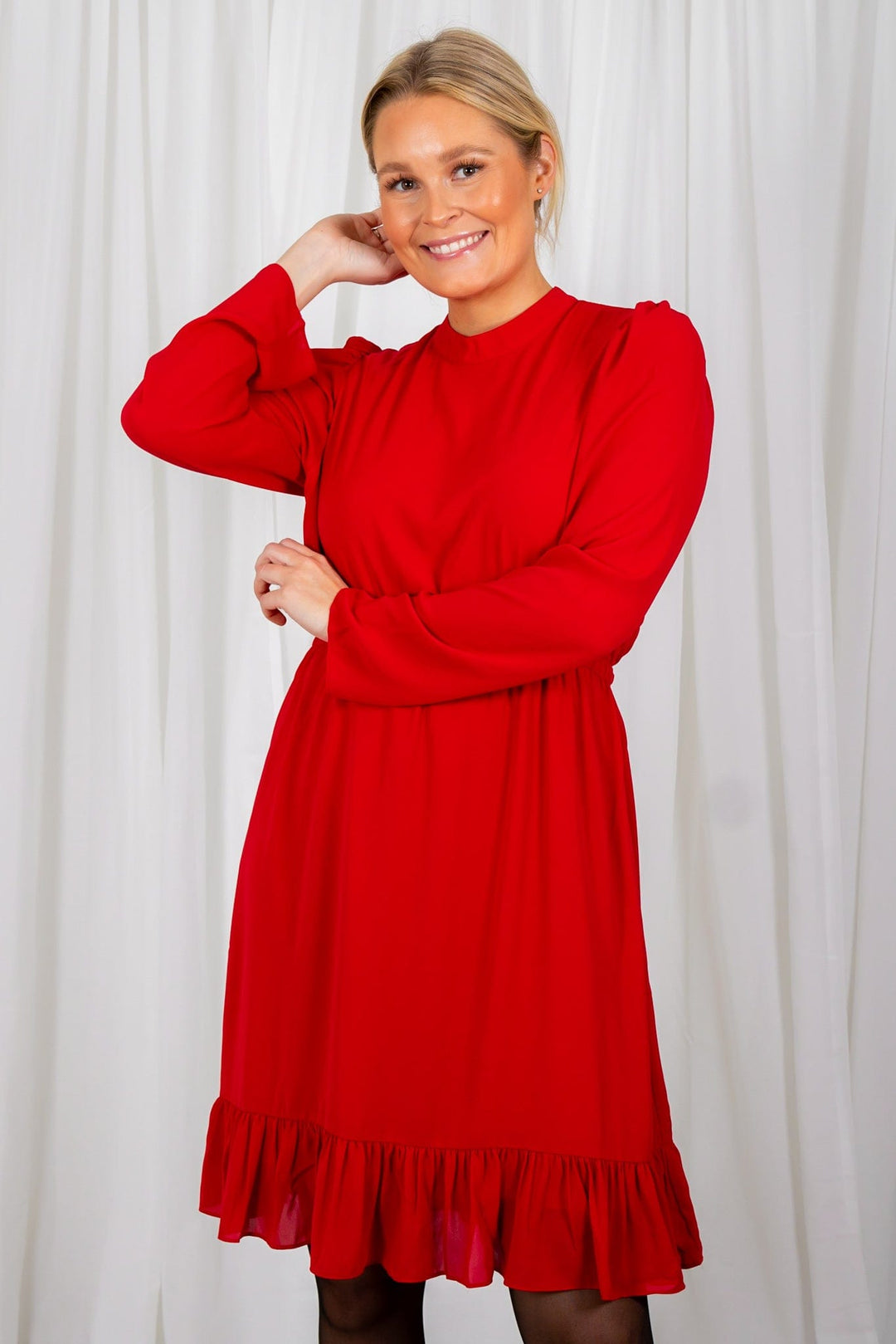 Madeleina Dress Red | Kjoler | Smuk - Dameklær på nett