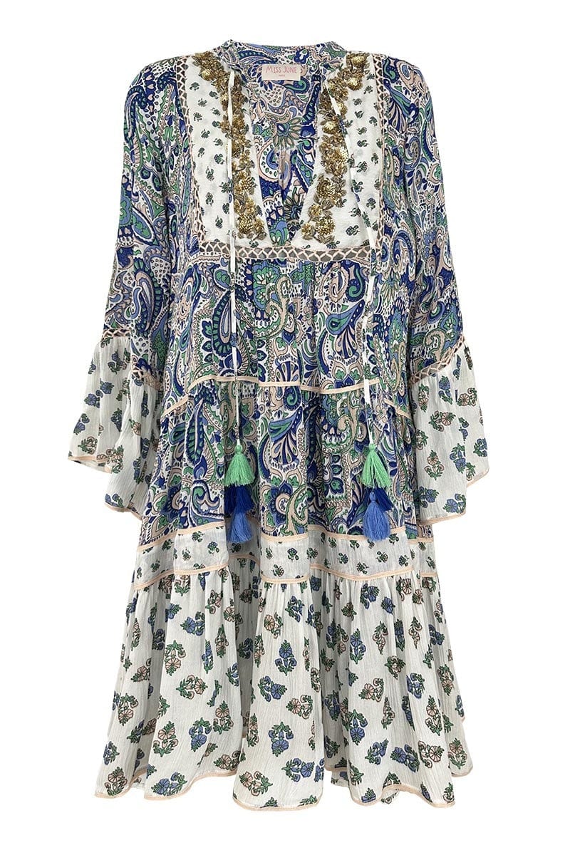 Maelle Dress Blue | Kjoler | Smuk - Dameklær på nett