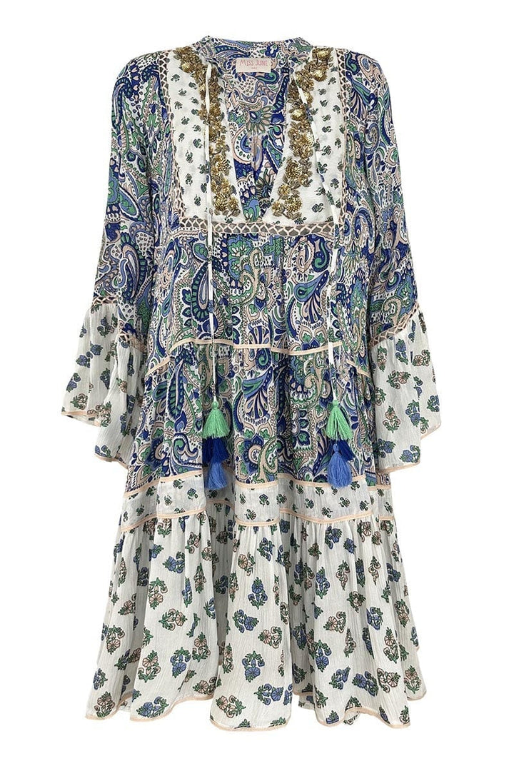 Maelle Dress Blue | Kjoler | Smuk - Dameklær på nett