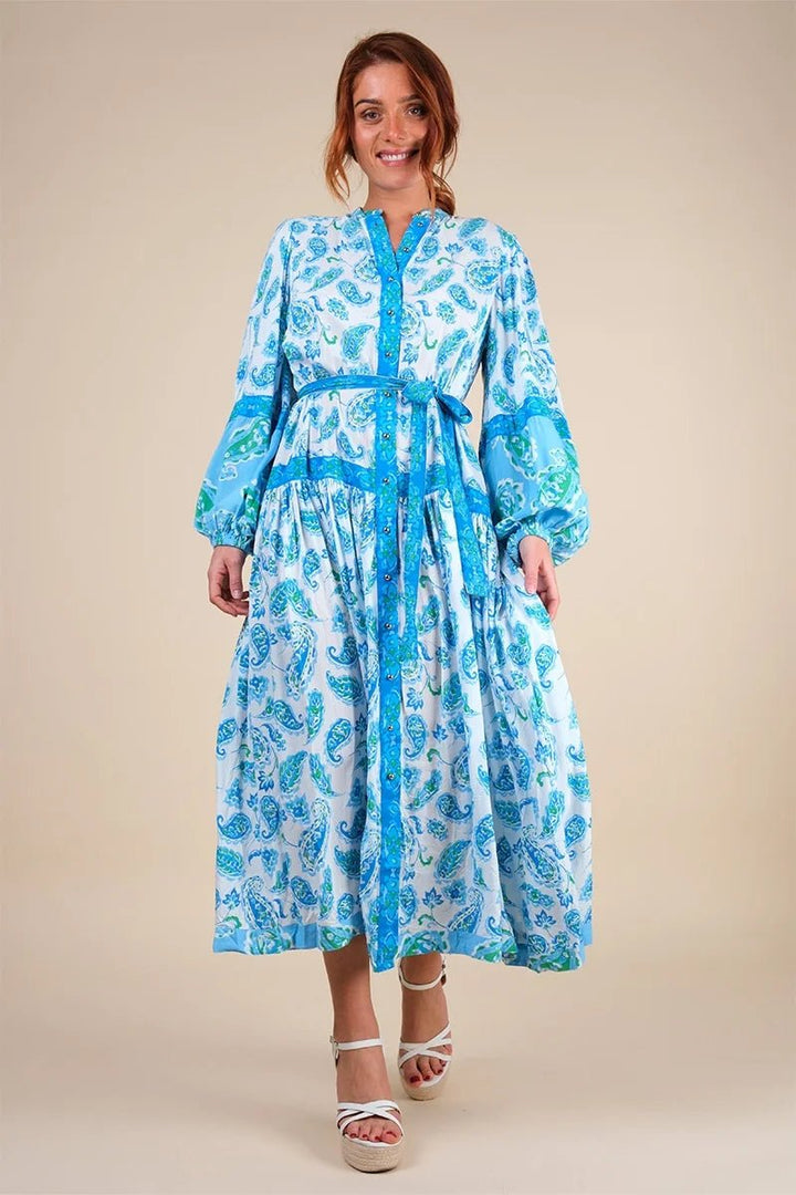 Malia Dress Blue | Kjoler | Smuk - Dameklær på nett