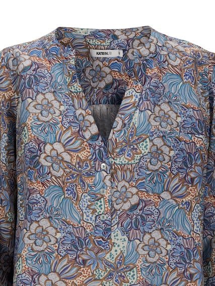 Malibu Serena Shirt Blue | Skjorter og bluser | Smuk - Dameklær på nett
