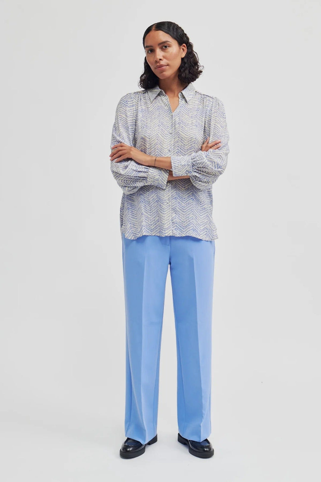 Mallow Shirt Amparo Blue | Skjorter og bluser | Smuk - Dameklær på nett