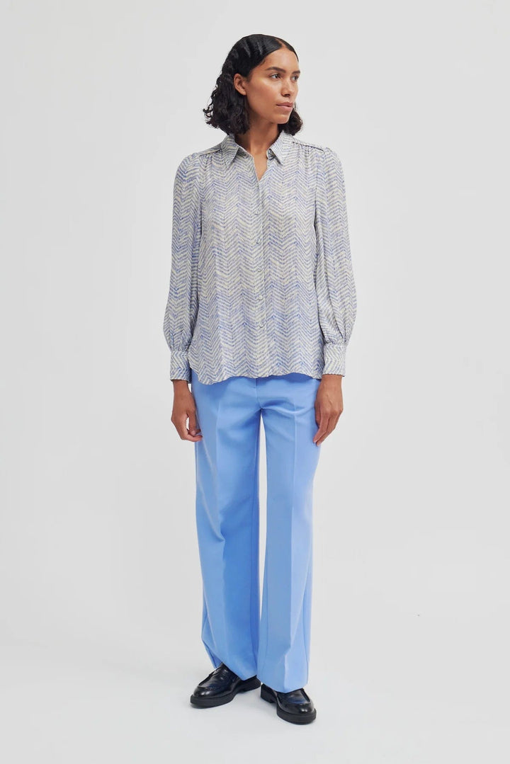 Mallow Shirt Amparo Blue | Skjorter og bluser | Smuk - Dameklær på nett